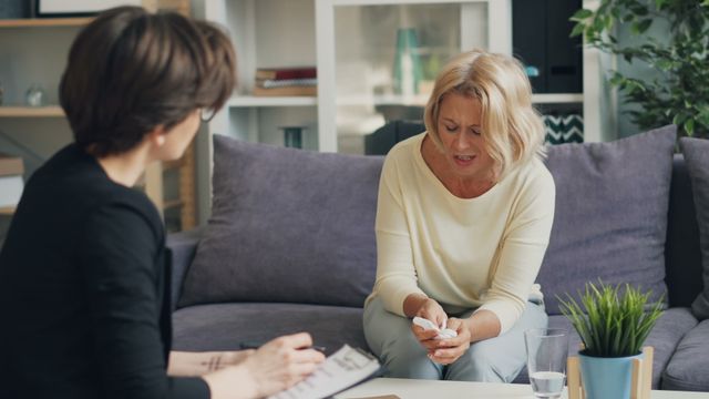 návštěva psychoterapeuta